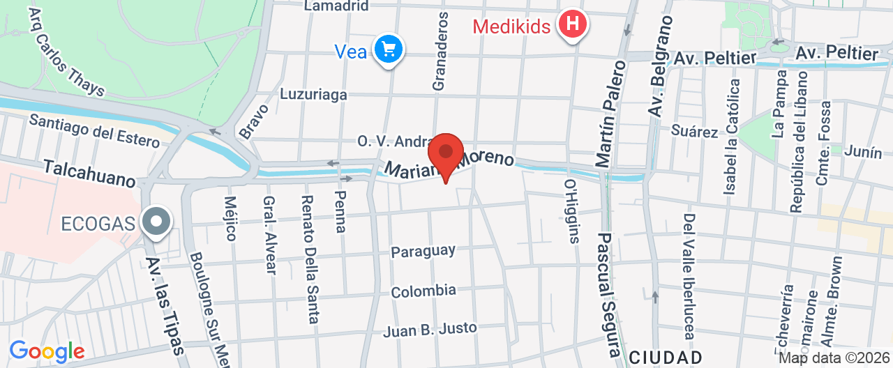 Mapa de la ubicación