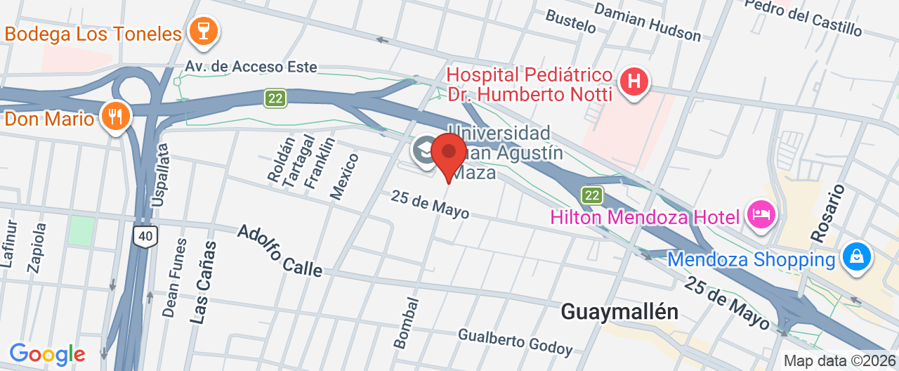 Mapa de la ubicación