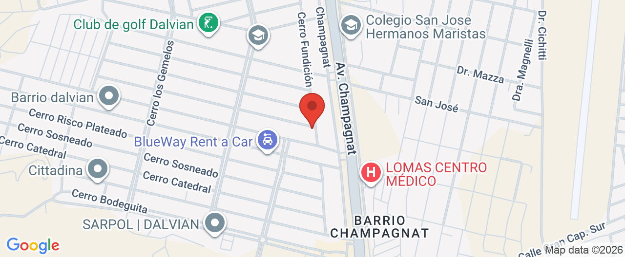 Mapa de la ubicación