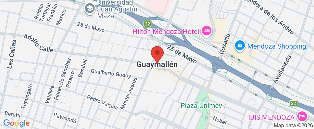 Mapa de la ubicación