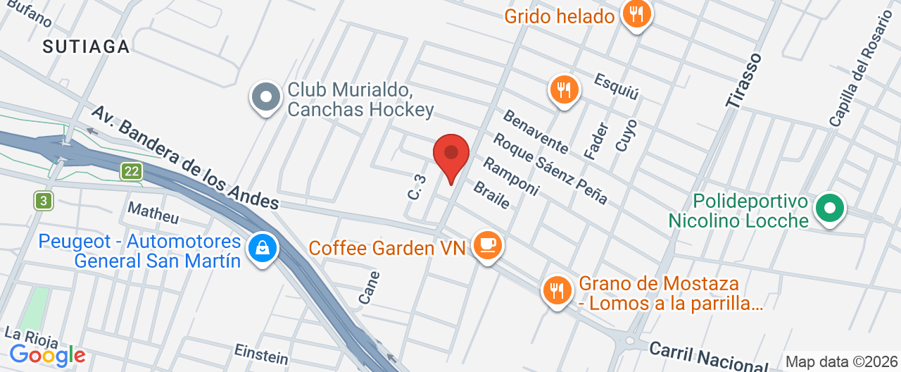 Mapa de la ubicación