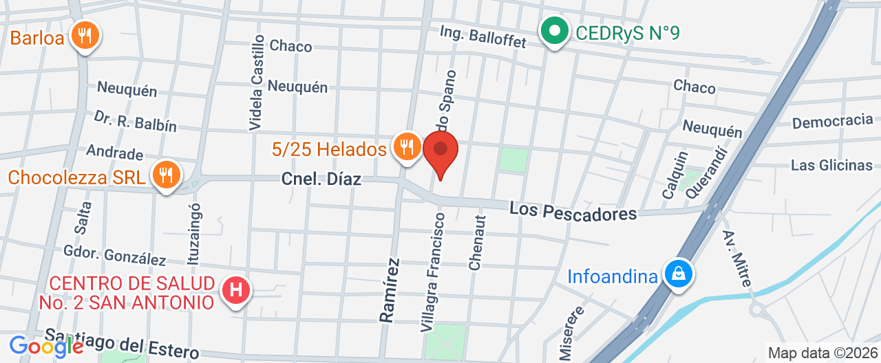 Mapa de la ubicación