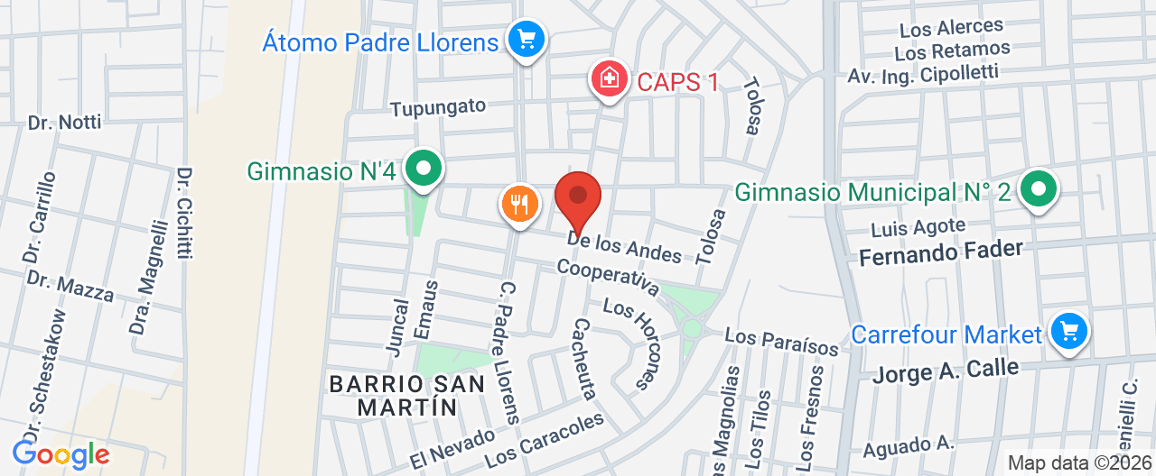 Mapa de la ubicación