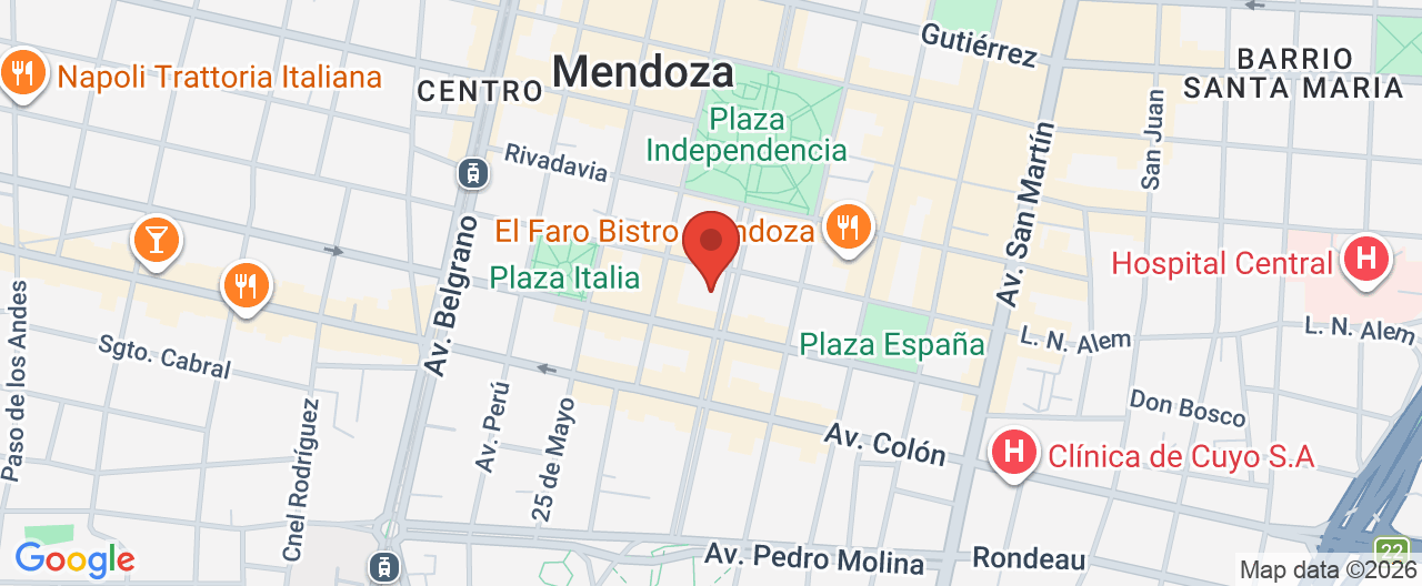 Mapa de la ubicación
