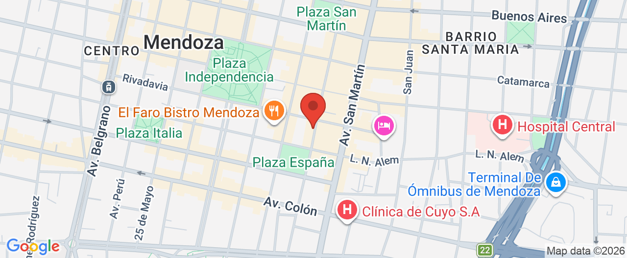 Mapa de la ubicación