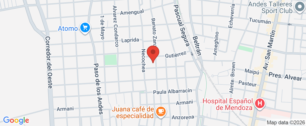 Mapa de la ubicación