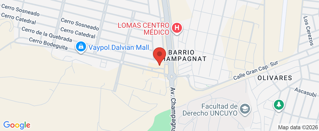 Mapa de la ubicación