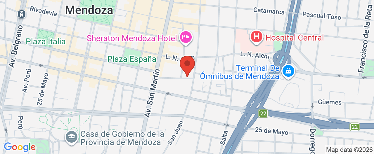 Mapa de la ubicación