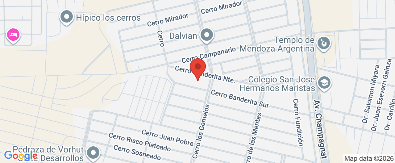 Mapa de la ubicación