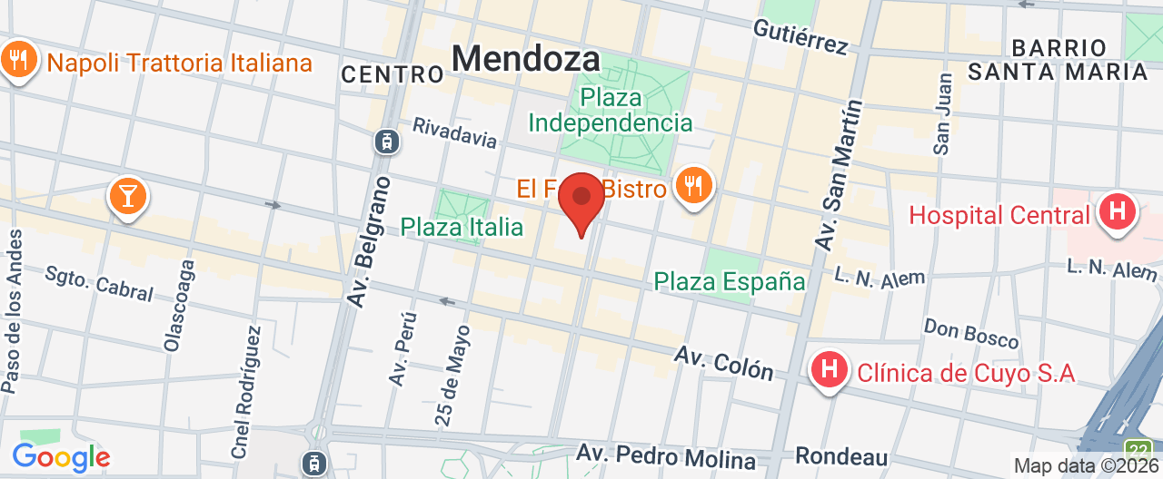 Mapa de la ubicación