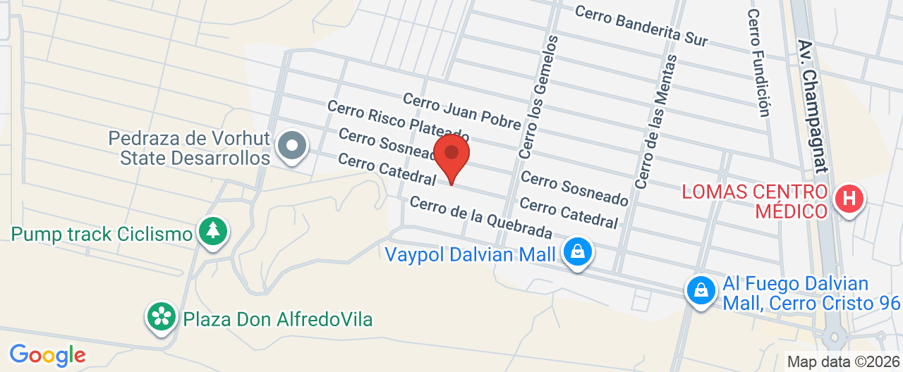 Mapa de la ubicación