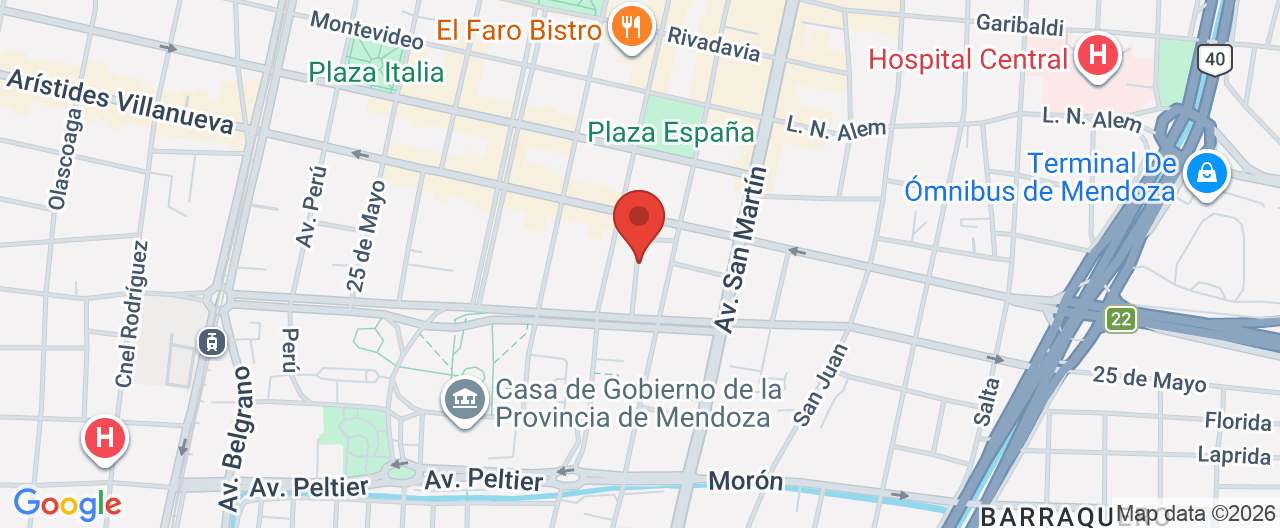 Mapa de la ubicación