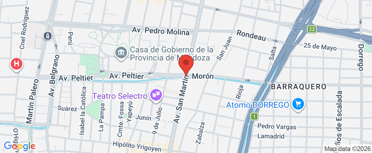 Mapa de la ubicación