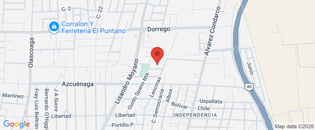 Mapa de la ubicación