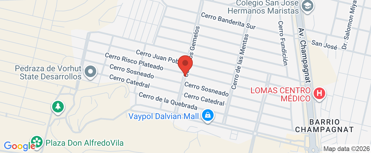 Mapa de la ubicación