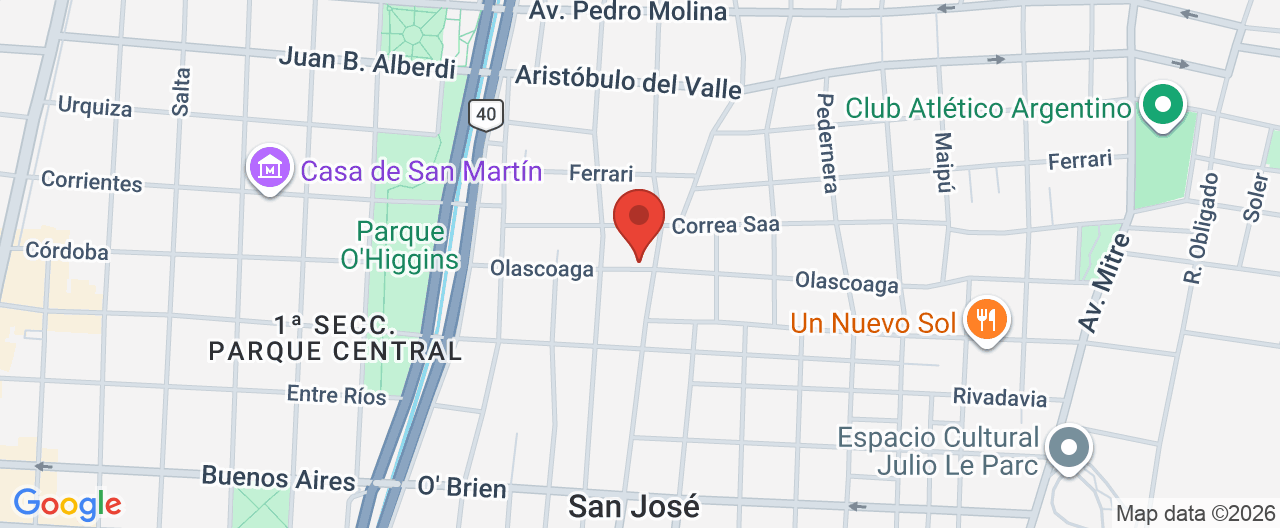 Mapa de la ubicación