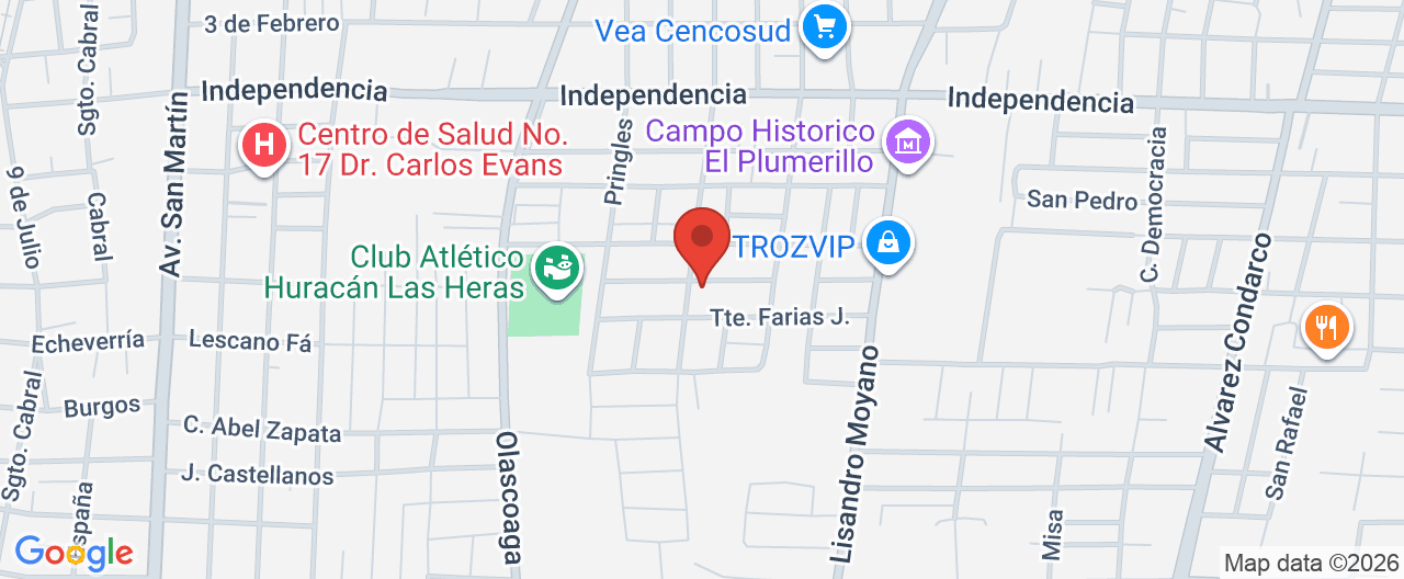Mapa de la ubicación