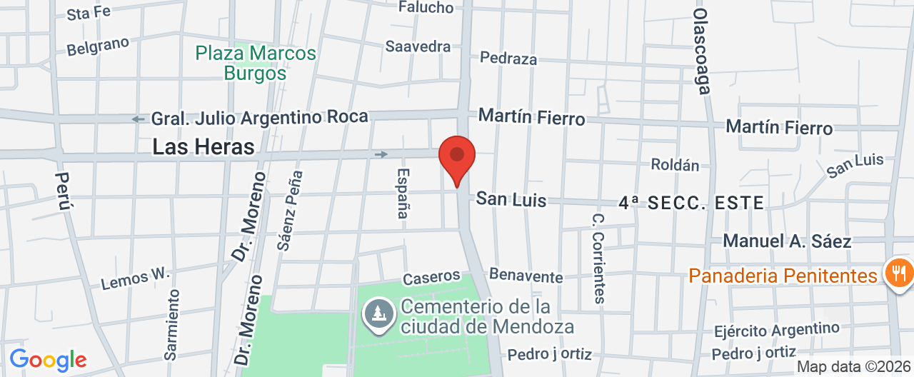 Mapa de la ubicación