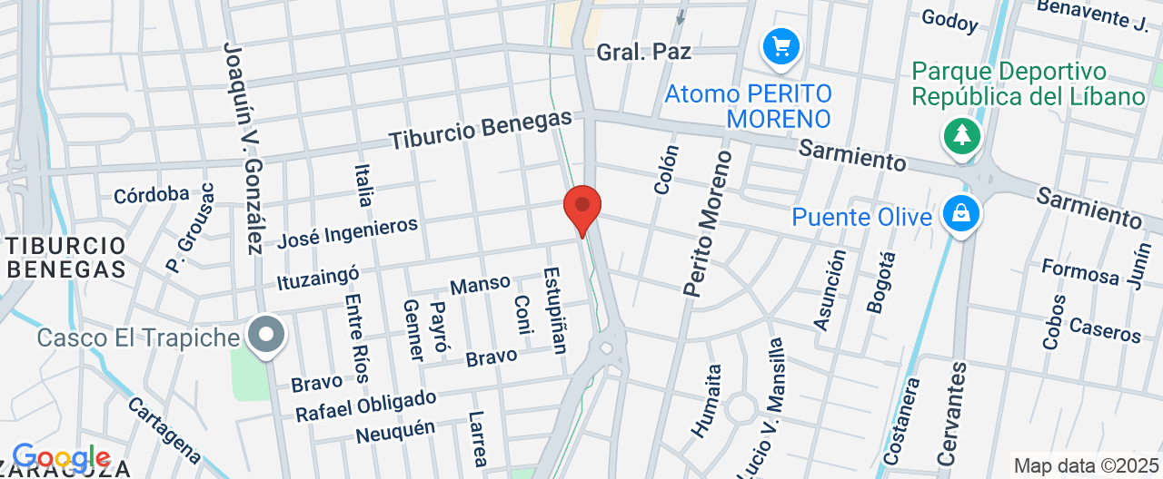 Mapa de la ubicación