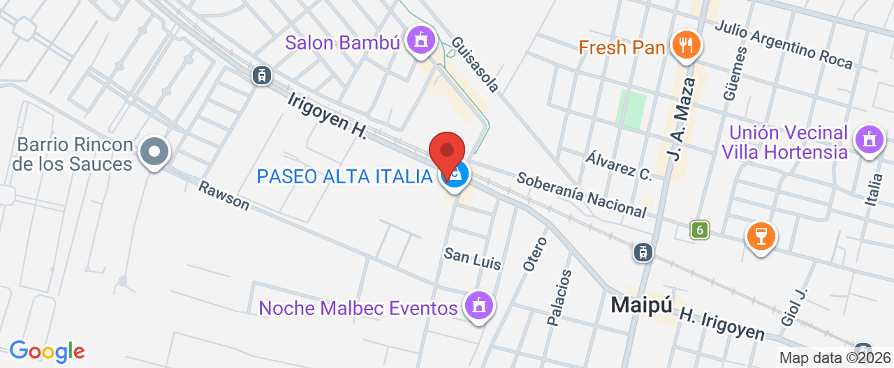 Mapa de la ubicación