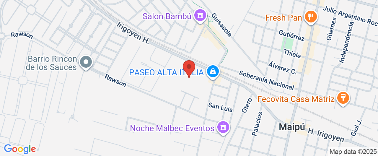 Mapa de la ubicación