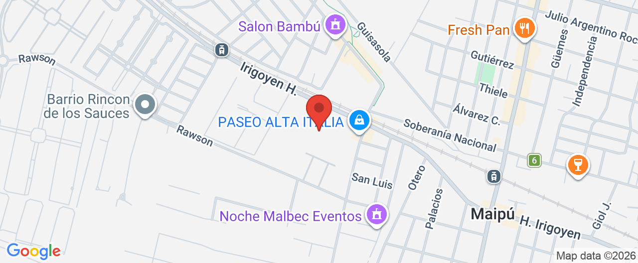 Mapa de la ubicación