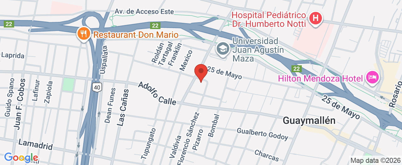 Mapa de la ubicación