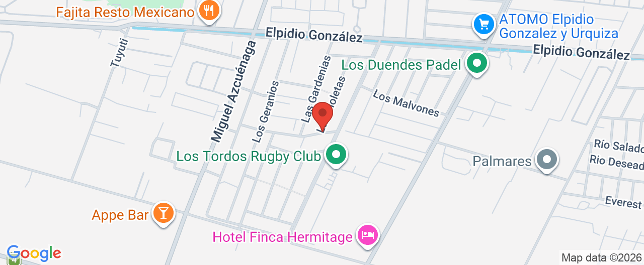 Mapa de la ubicación