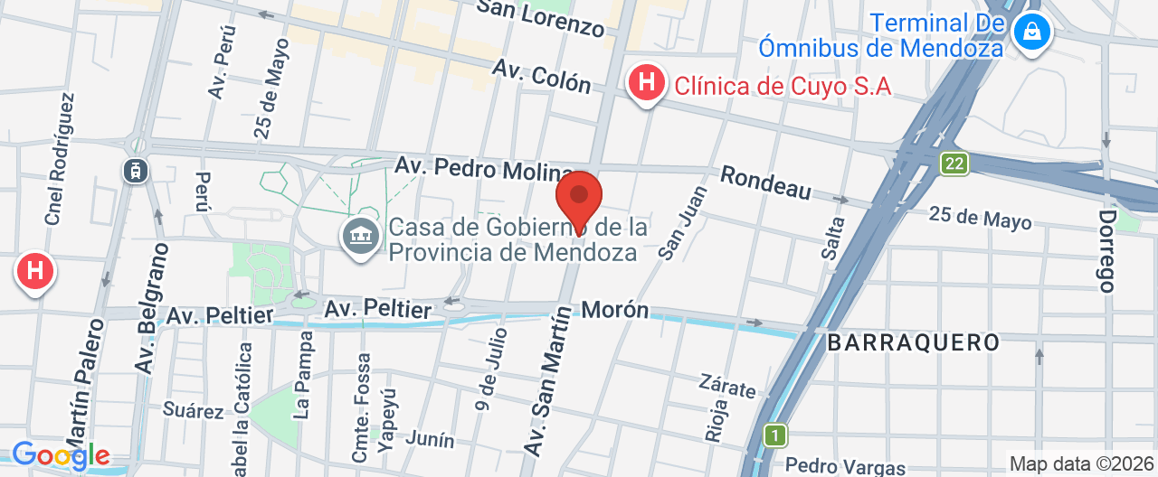 Mapa de la ubicación