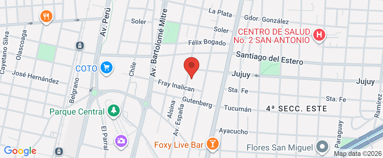 Mapa de la ubicación