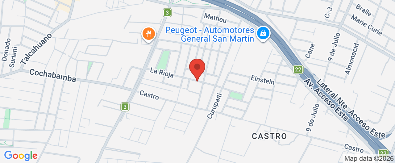 Mapa de la ubicación