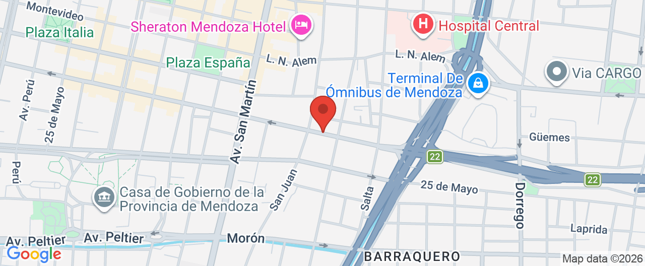 Mapa de la ubicación