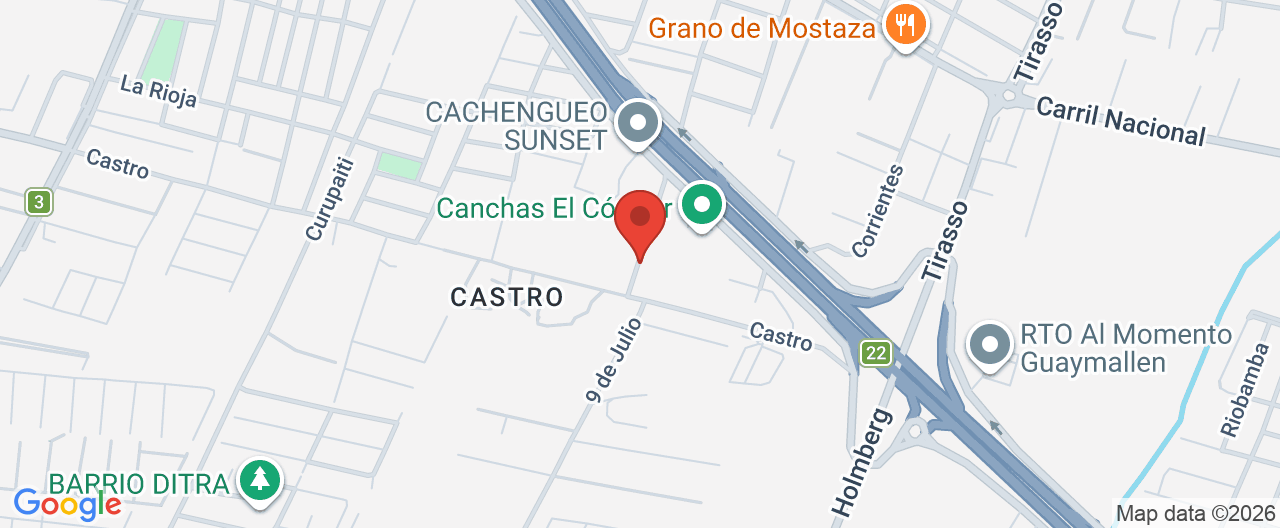 Mapa de la ubicación
