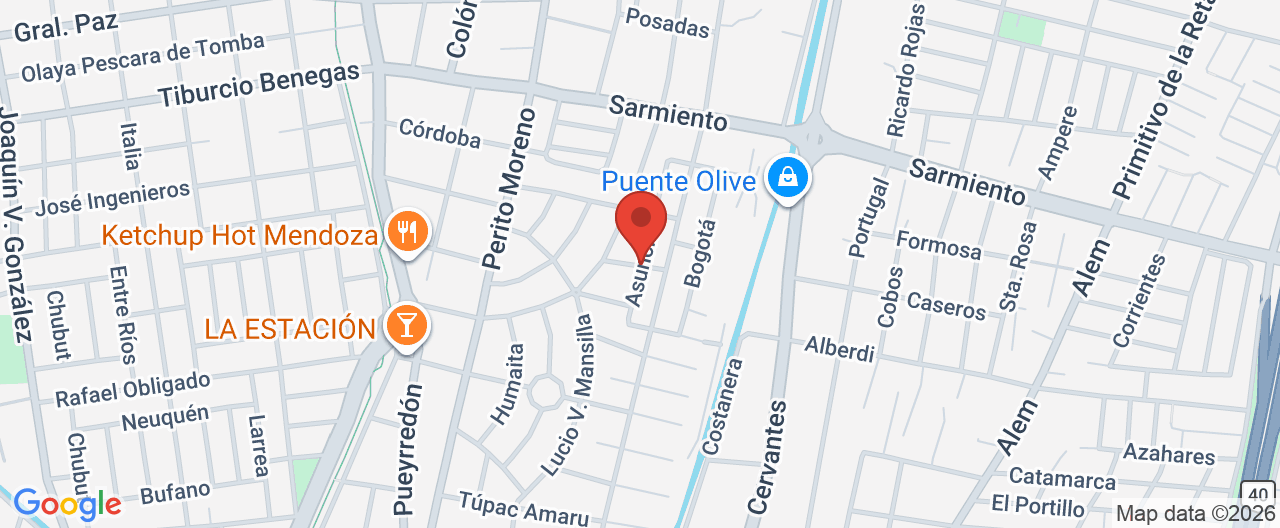 Mapa de la ubicación