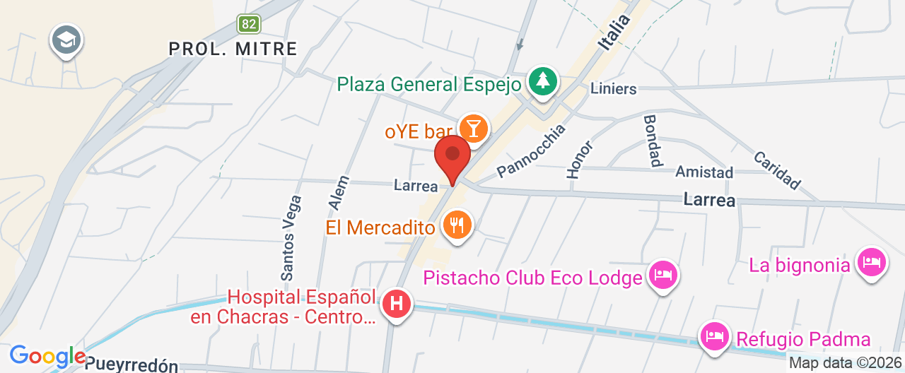 Mapa de la ubicación