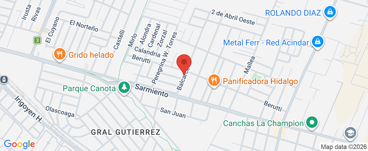 Mapa de la ubicación