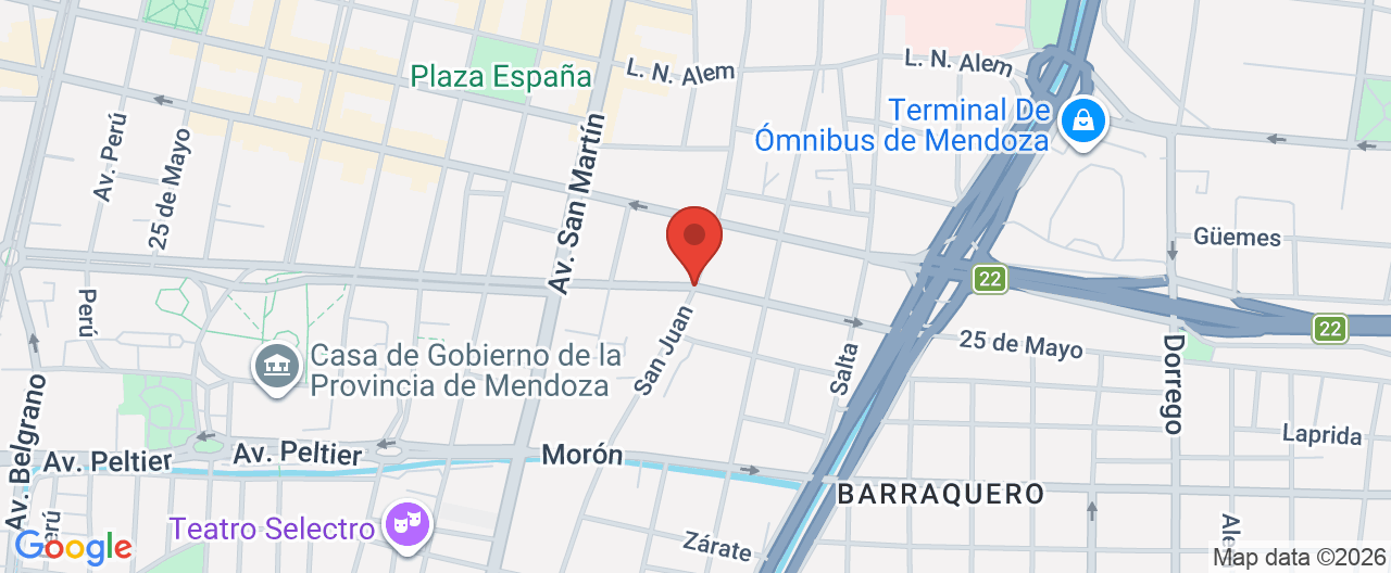 Mapa de la ubicación