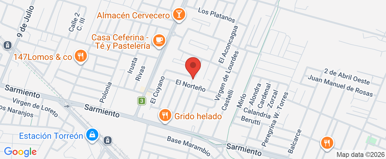 Mapa de la ubicación