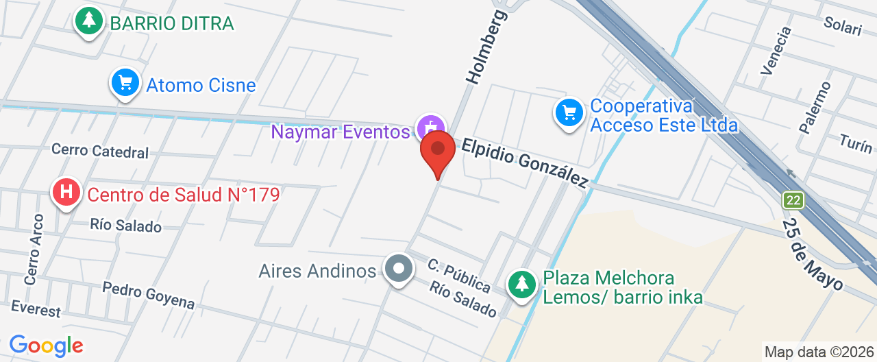 Mapa de la ubicación