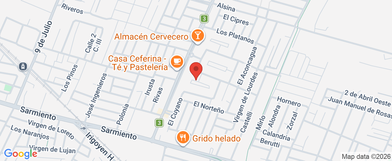 Mapa de la ubicación
