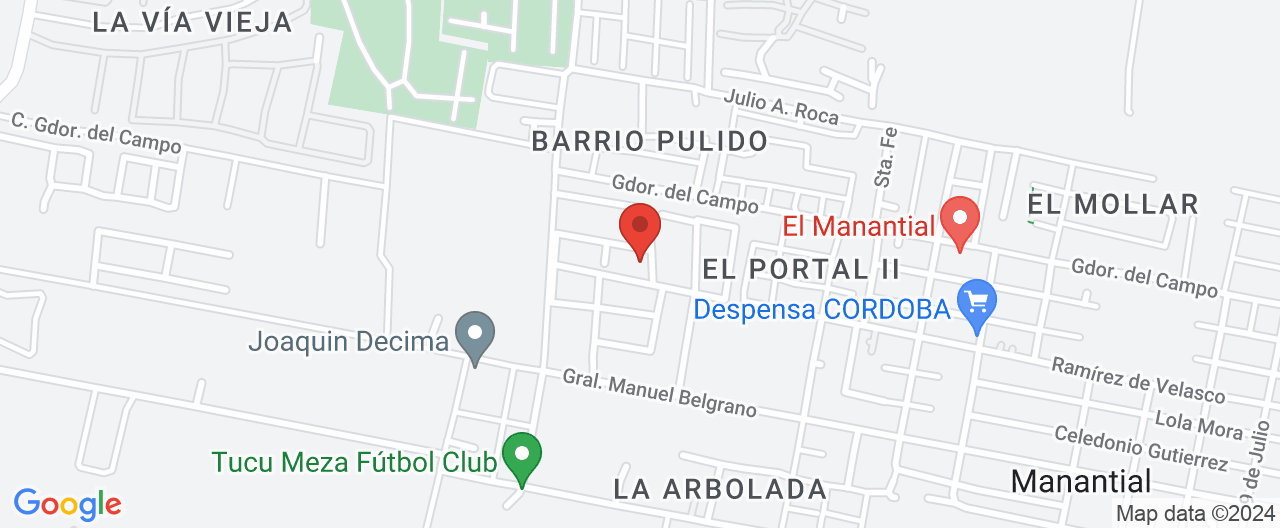 Mapa de la ubicación