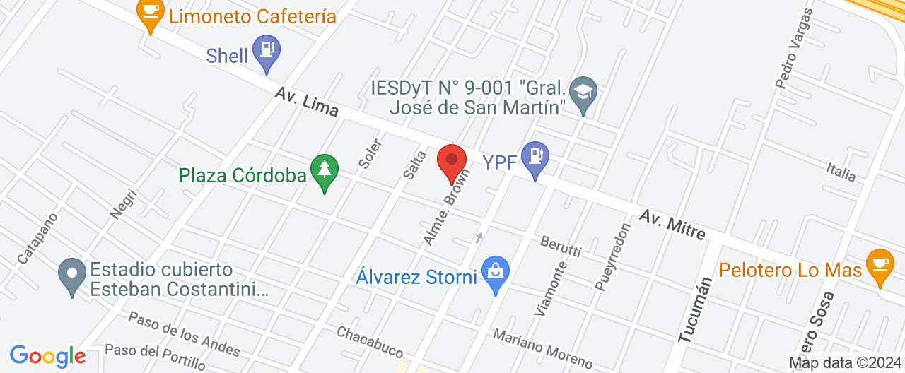 Mapa de la ubicación