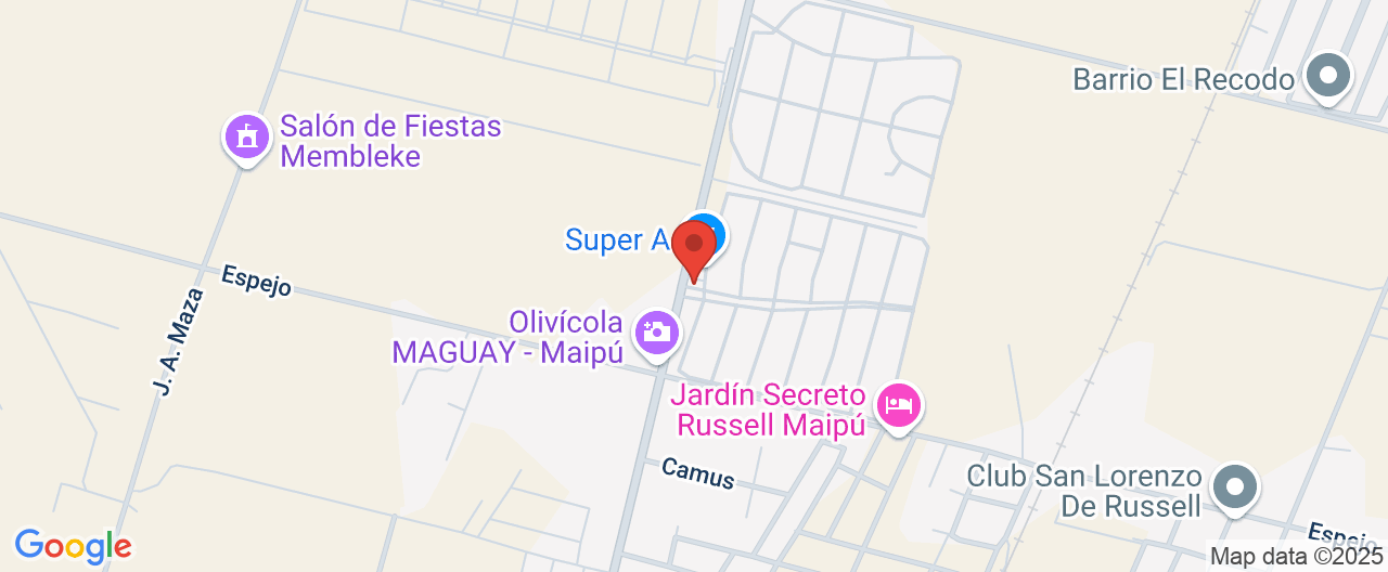 Mapa de la ubicación
