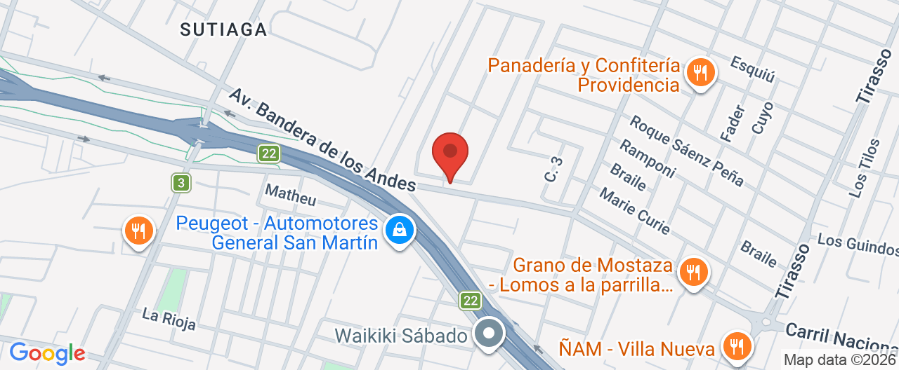 Mapa de la ubicación