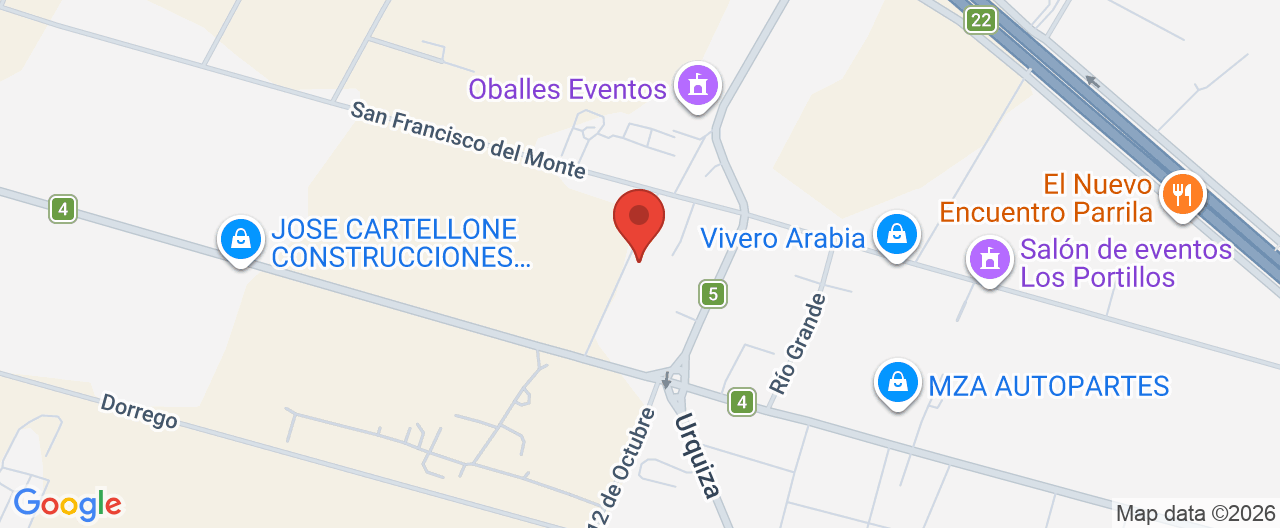 Mapa de la ubicación