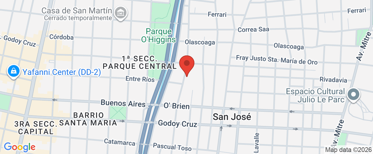 Mapa de la ubicación