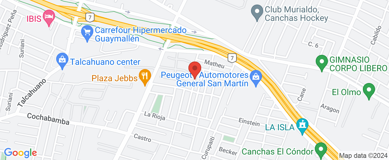 Mapa de la ubicación