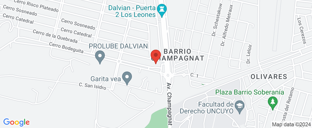 Mapa de la ubicación