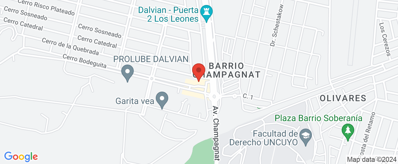 Mapa de la ubicación