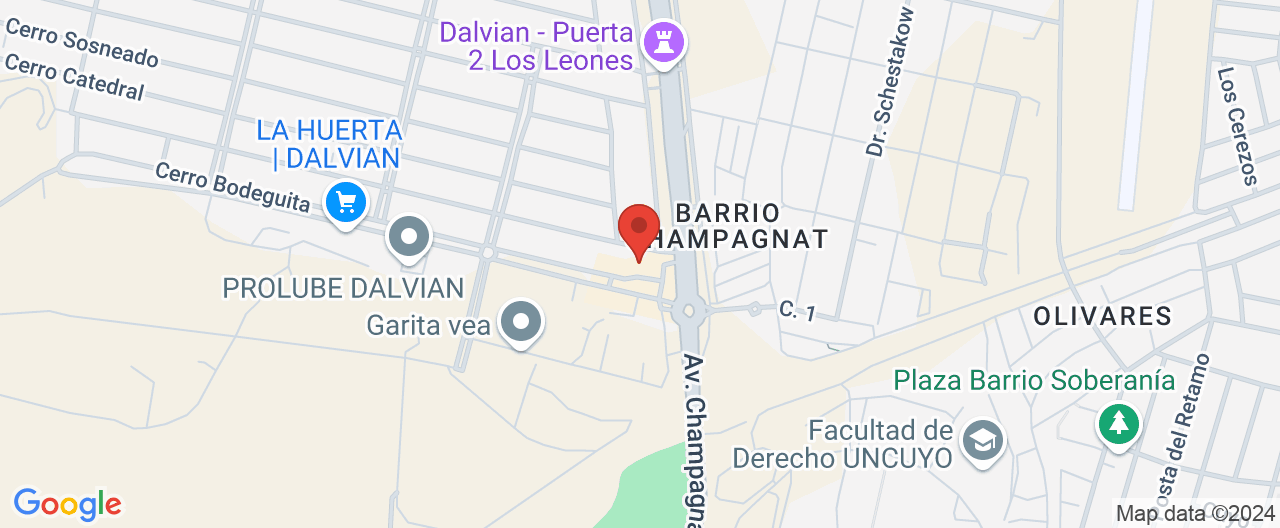 Mapa de la ubicación